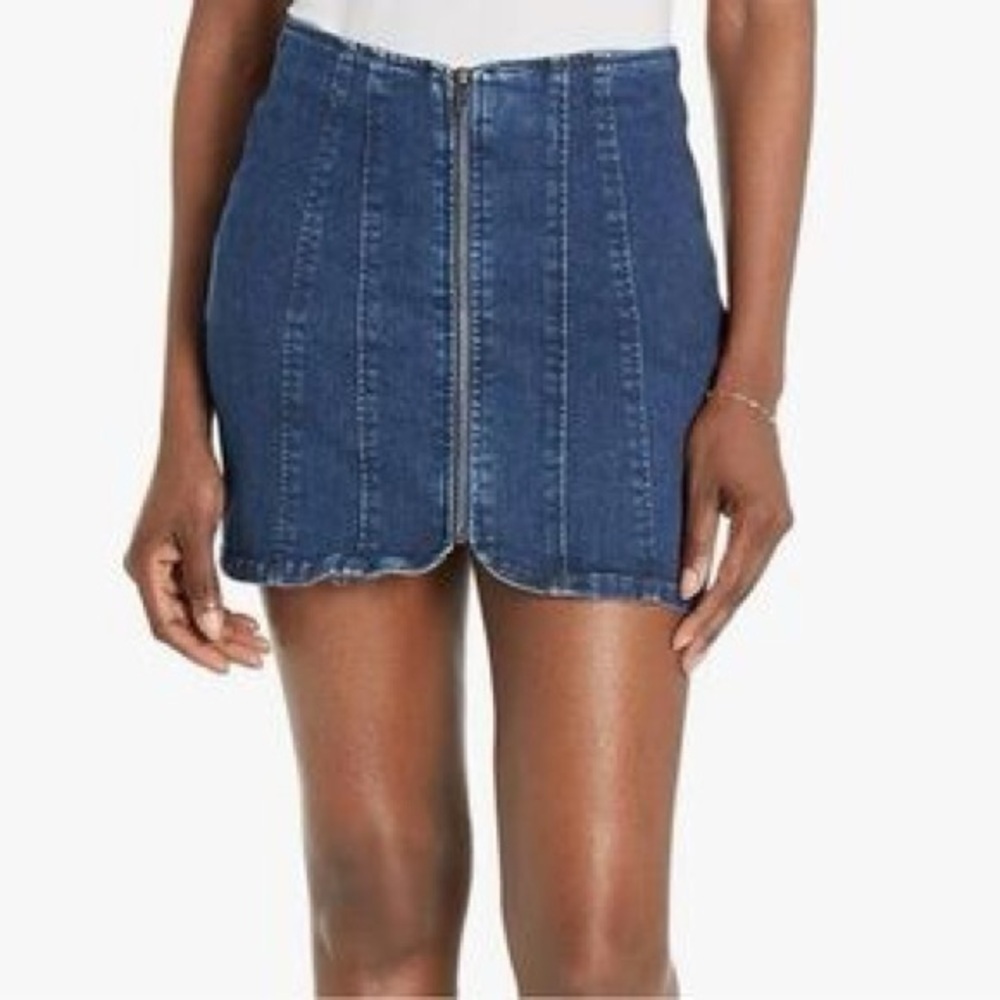 🔆 We The Free Free People Layla Denim Miniskirt - Size 0